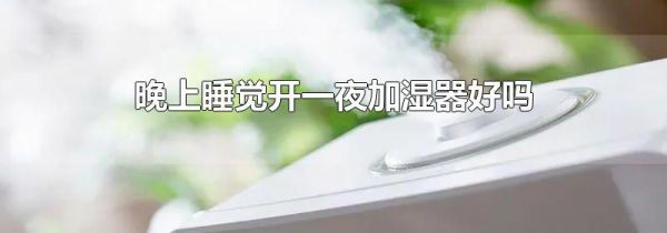 晚上睡觉开一夜加湿器好吗