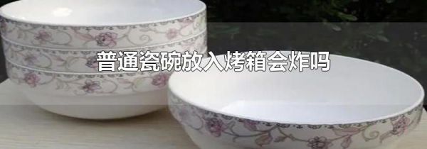 普通瓷碗放入烤箱会炸吗