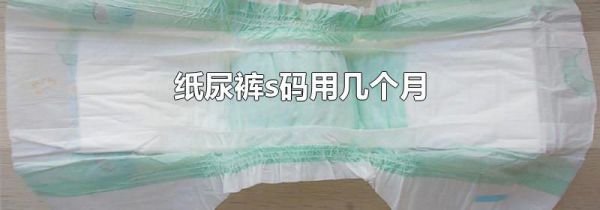 纸尿裤s码用几个月