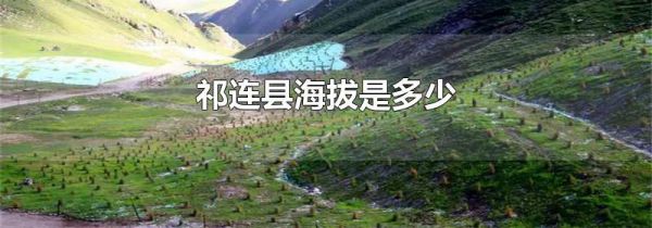 祁连县海拔是多少