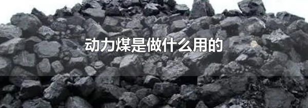 动力煤是做什么用的