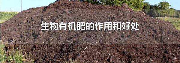 生物有机肥的作用和好处