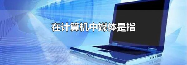 在计算机中媒体是指