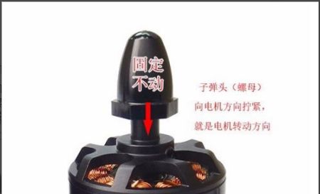 怎么确定对螺旋桨有自紧功能的电机旋转方向