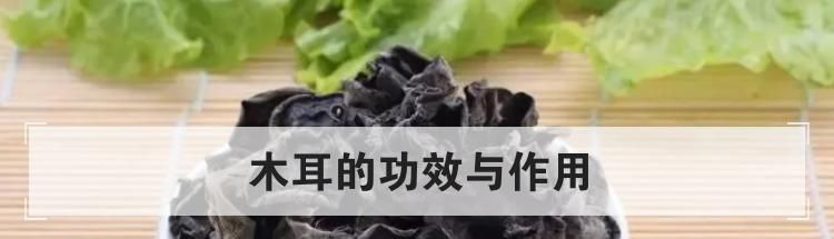 木耳的功效与作用