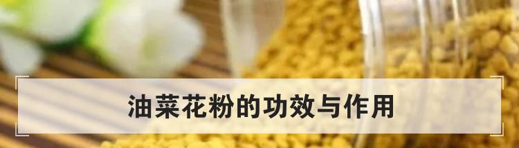 油菜花粉的功效与作用