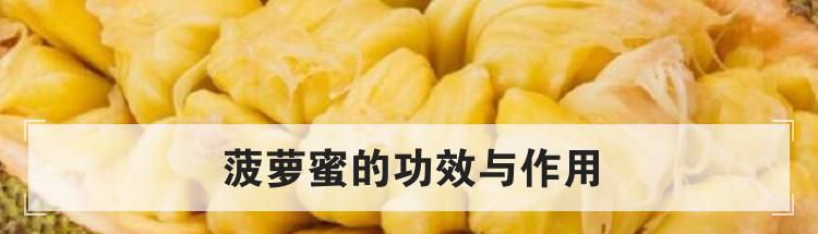 菠萝蜜的功效与作用
