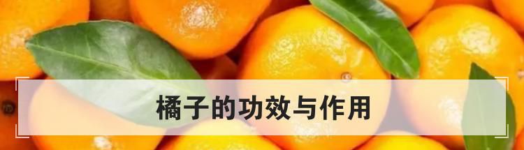 橘子的功效与作用