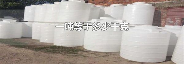 一吨等于多少千克