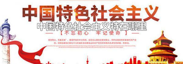 中国特色社会主义特在哪里