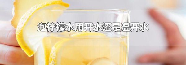 泡柠檬水用开水还是温开水