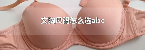 文胸尺码怎么选abc
