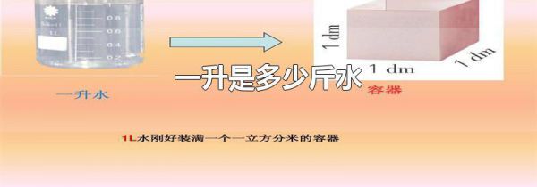 一升是多少斤水