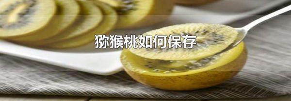 猕猴桃如何保存