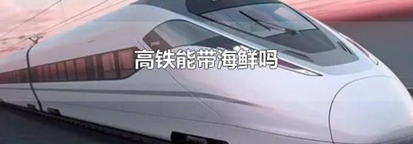 高铁能带海鲜吗
