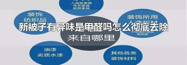 新被子有异味是甲醛吗怎么彻底去除