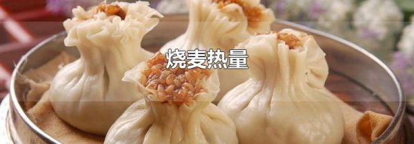 烧麦热量