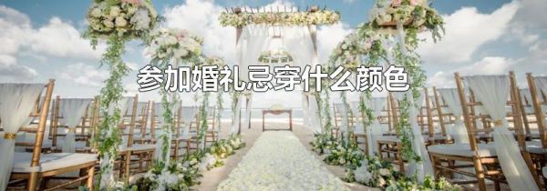 参加婚礼忌穿什么颜色
