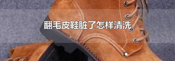 翻毛皮鞋脏了怎样清洗