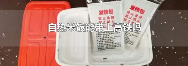 自热米饭能带上高铁吗
