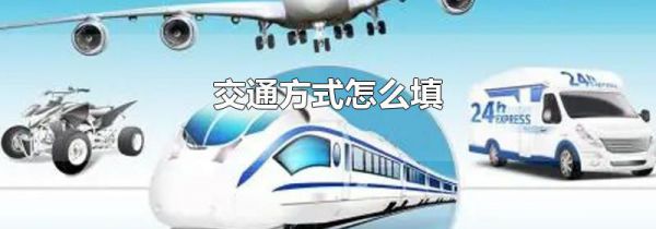 交通方式怎么填