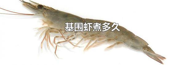 基围虾煮多久