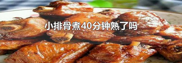 小排骨煮40分钟熟了吗