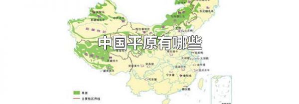 中国平原有哪些