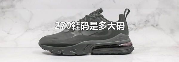 270鞋码是多大码