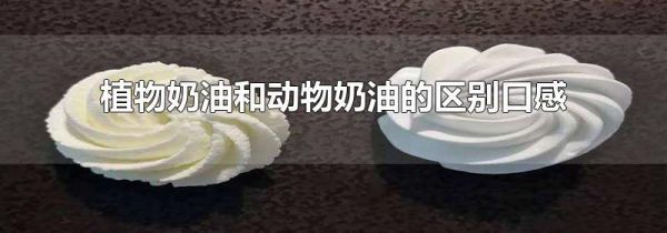 植物奶油和动物奶油的区别口感