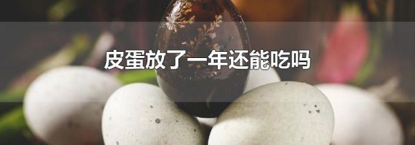 皮蛋放了一年还能吃吗