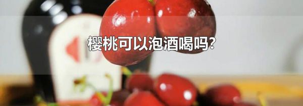 樱桃可以泡酒喝吗?