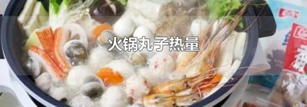 火锅丸子热量