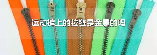 运动裤上的拉链是金属的吗