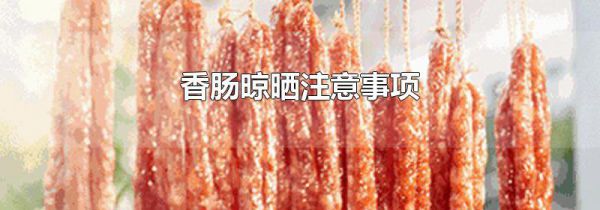 香肠晾晒注意事项