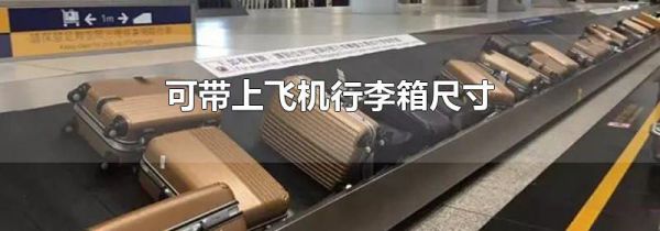 可带上飞机行李箱尺寸