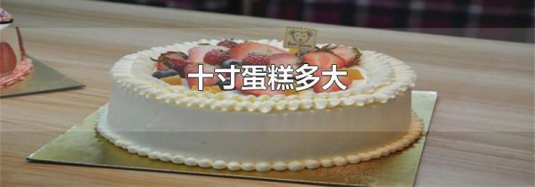 十寸蛋糕多大