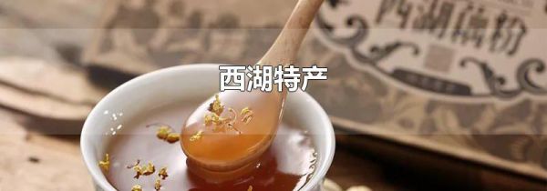西湖特产