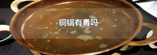 铜锅有毒吗