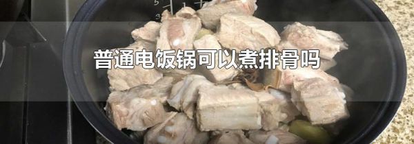 普通电饭锅可以煮排骨吗
