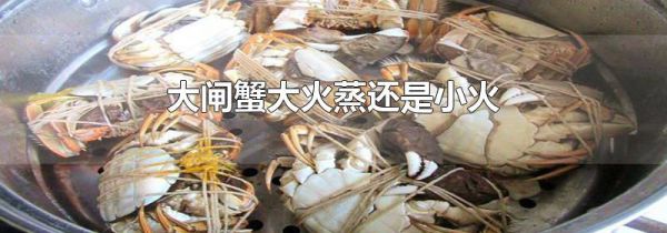 大闸蟹大火蒸还是小火