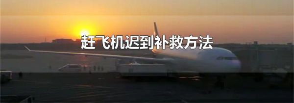 赶飞机迟到补救方法