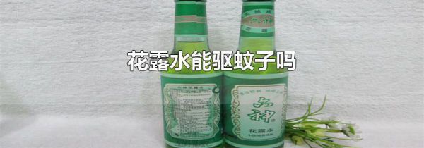 花露水能驱蚊子吗