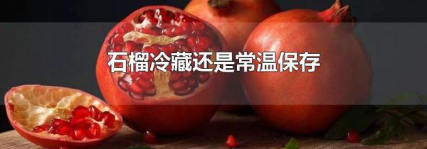 石榴冷藏还是常温保存
