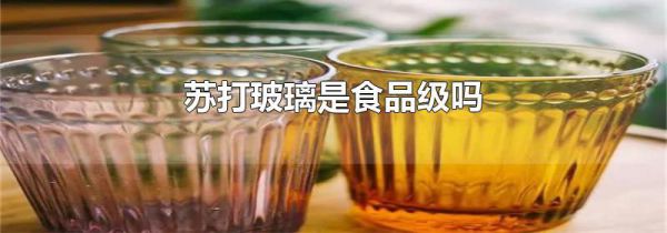 苏打玻璃是食品级吗