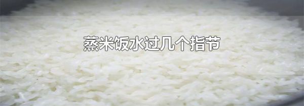 蒸米饭水过几个指节