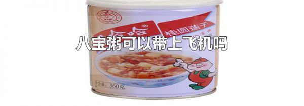 八宝粥可以带上飞机吗