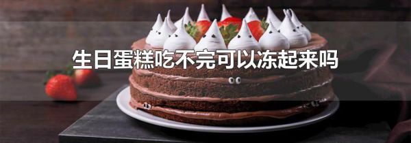 生日蛋糕吃不完可以冻起来吗