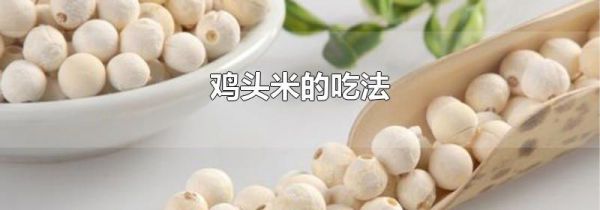 鸡头米的吃法