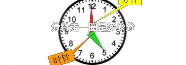 分针走一圈是多少分